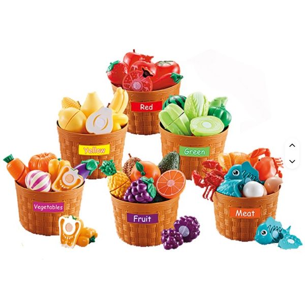 86 Pieces- Learning Toys Play Food Set for Toddlers and Kids