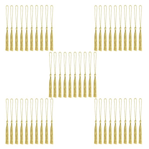 Craft Tassel Trims for DIY Jewellery &amp; Fashion Accessories Set of 50 (13cm)