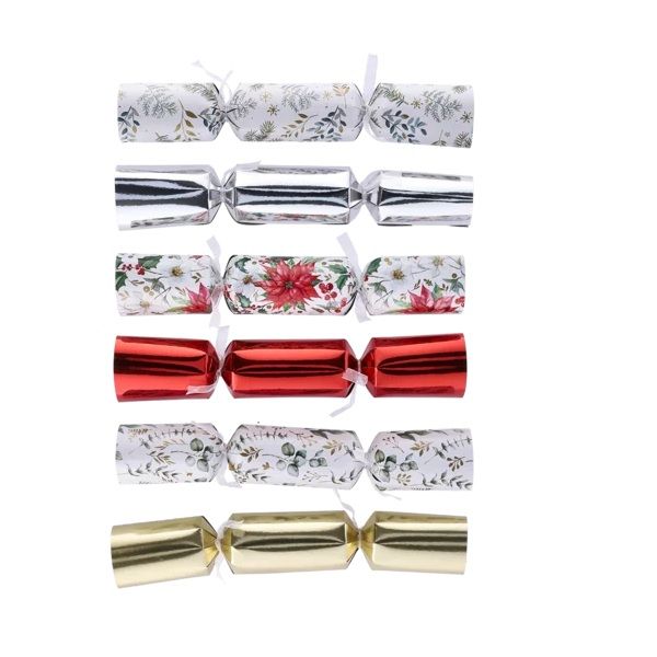 Traditional Christmas Crackers 12 Piece