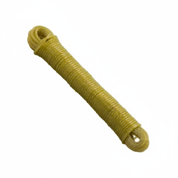 Mamba Yellow Twisted Rope 3mm x 30m for Laundry and Outdoors