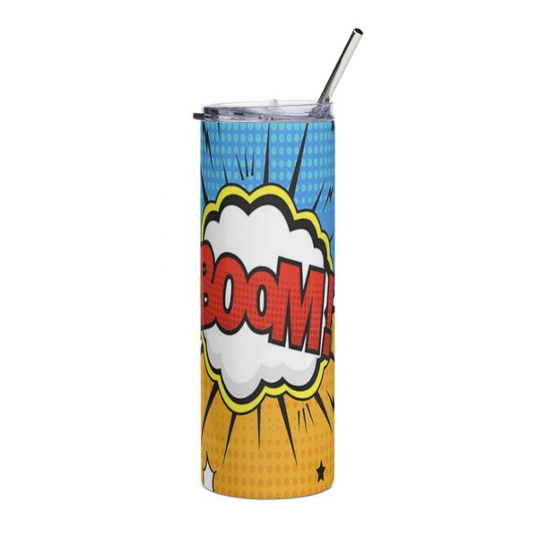 Comic Stainless Steel Tumbler