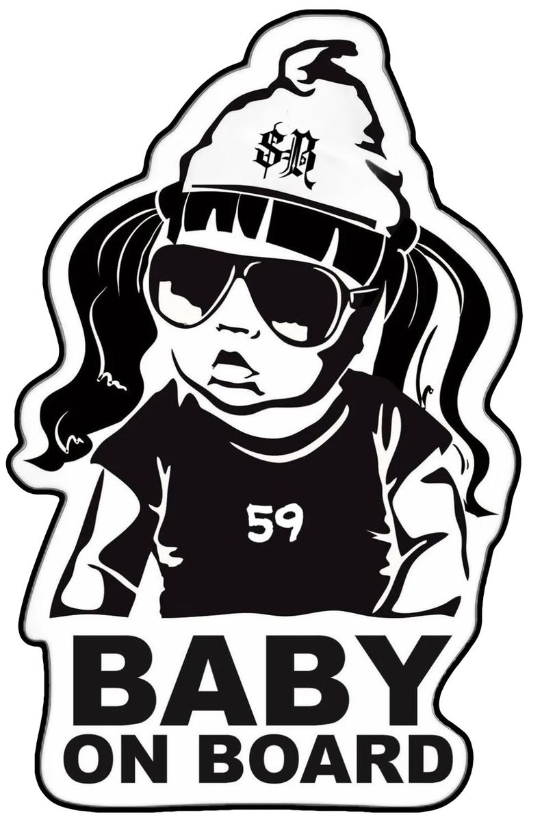 Baby On Board Car Sticker Black Shop Today. Get it Tomorrow