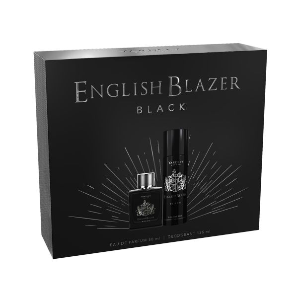 Yardley English Blazer Black Eau de Parfum 50ml &amp; Deodorant Spray 125ml