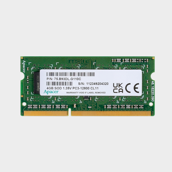 Apacer - Apacer 4Gb DDR3 1600Mhz SODimm Laptop RAM