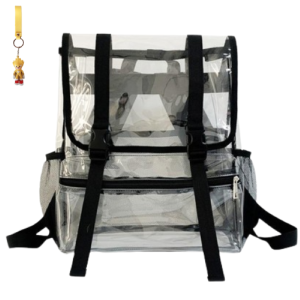 Transparent PVC Large Capacity Casual Outdoor Waterproof Travel Backpack