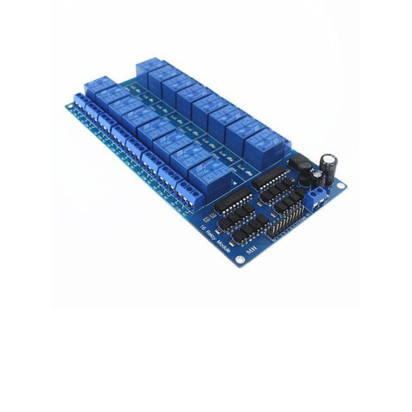 HKD 5V 16-Channel Relay Module (10A) with Opto-Isolated Inputs