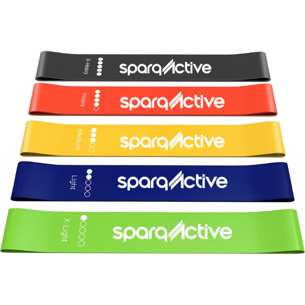 Sparq Active Resistance Loop Band - Set of 5 with Bag