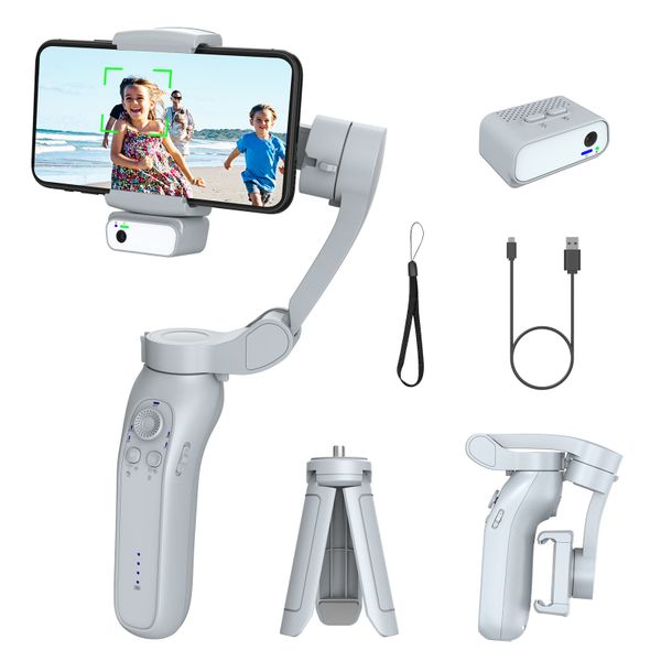 L7B pro 3axis Gimbal Stabilizer, face tracking with Magnetic fill light