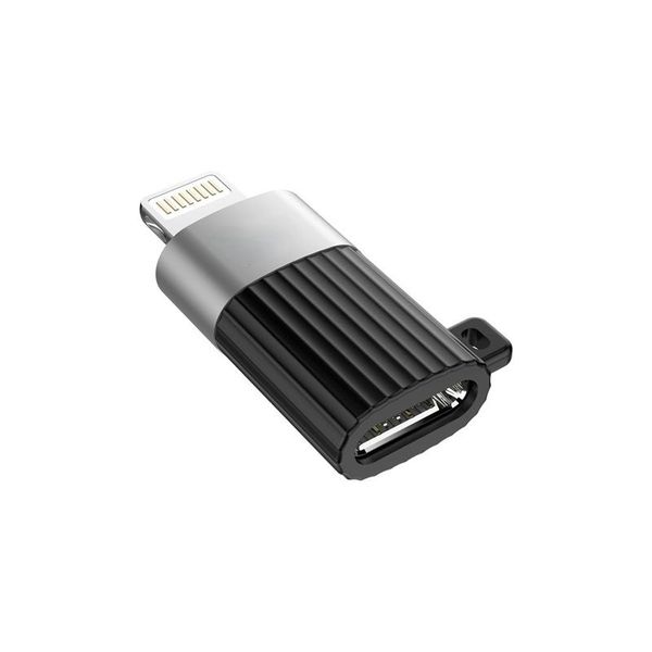 Lightning Male To USB-C Female Mini OTG Adapter Plug &amp; Play 5Gbps Speed