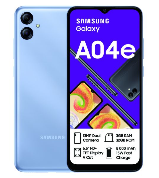Samsung Galaxy A04e 32GB LTE Dual Sim - Light Blue