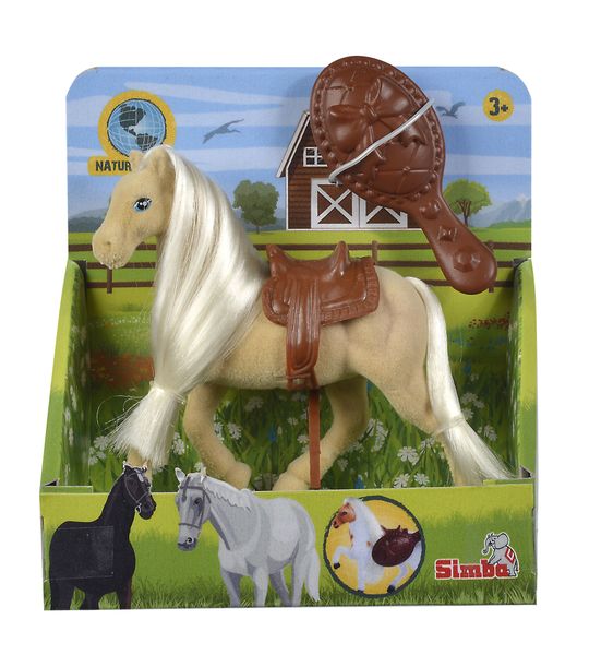 Nature World Flocked Horse 11cm 4 Assorted - Blind Pack