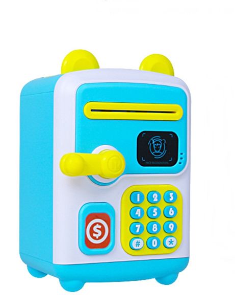 Kids Money Box - Blue, White