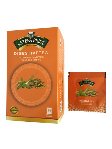 Digestivetea With Lemon Grass, Cardamom, Fennel, And Verbena Tea Bags 25's