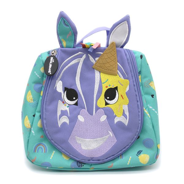 Les Deglingos Travel Toiletry Bag - Zebra