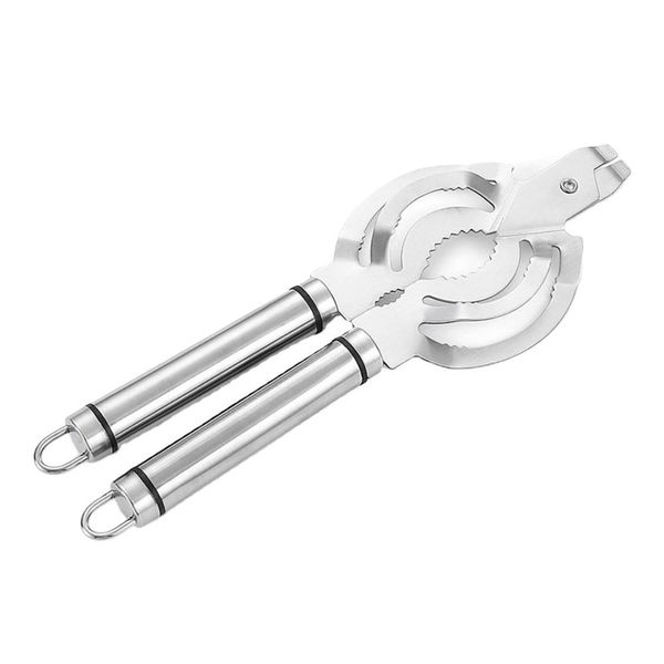 26x8.8cm Manual Stainless Steel Jar, Bottle and Can Opener Tool - Silver