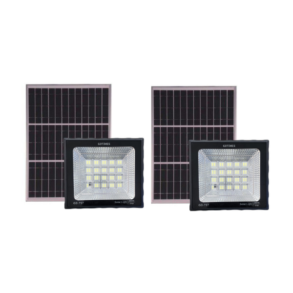Pack of 2 - 200w Solar Floodlight with Remote control GD-757