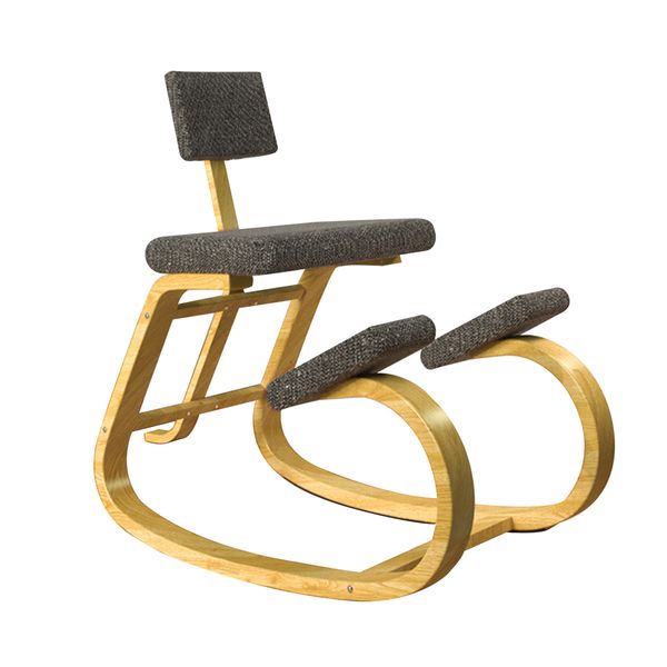 Ergonomic Posture Kneeling Rocking Chair with Backrest