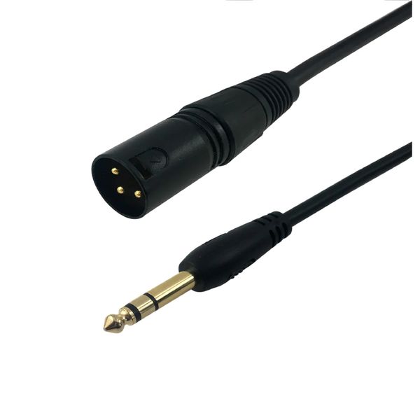 XLR Male To Mono Jack 6.2 3m Cable