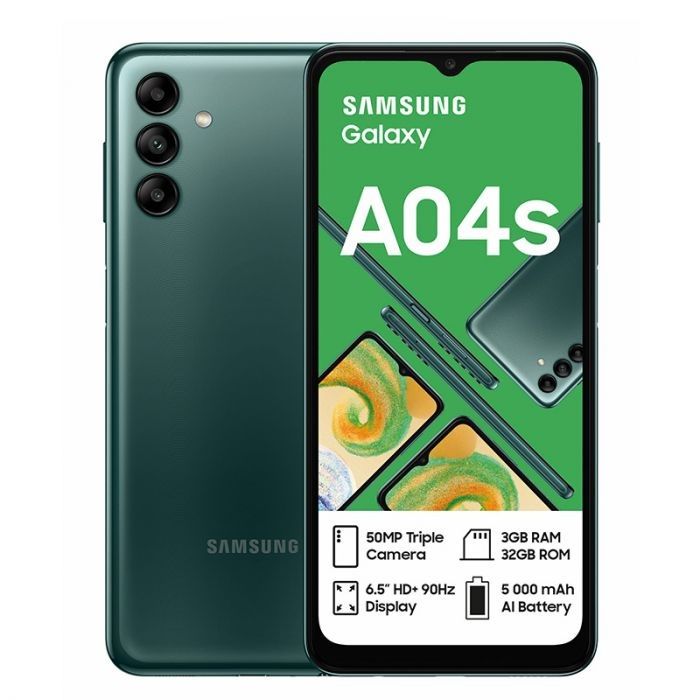 Samsung Galaxy A04s 32GB LTE Dual Sim - Green(NL) + Vodacom Sim Card Pack