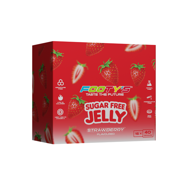 Footy's Strawberry Sugar FreeJelly 40g x 15