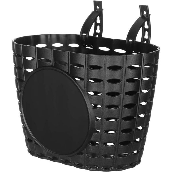 Kids Bike Basket with Adjustable Straps, Bicycle Handlebar Basket