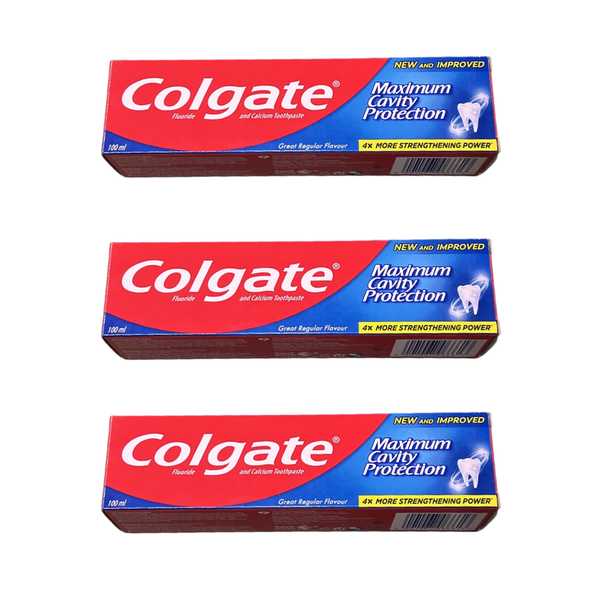 Colgate Toothpaste Maximum Cavity Protection Pack of 3 Combo