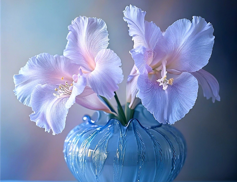 Canvas Wall Art Home Decor - Purple Bloom