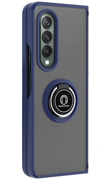 Shadow Ring Holder Kickstand Magnetic Protective Case for Samsung Z Flip 3 5G