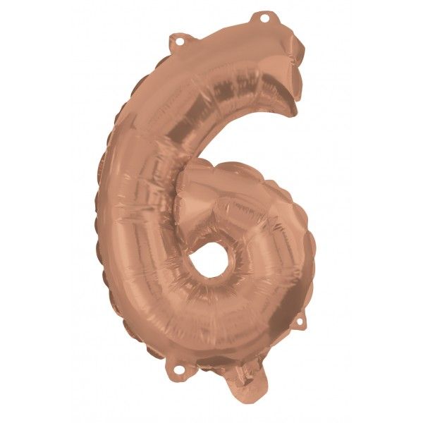 37 Inch Air-Helium Rose Gold Foil Balloon 6