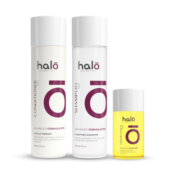 Shampoo, Conditioner, Liquid Gold - HALO