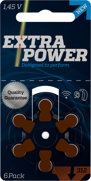 Extra Power Size: 312 Batteries -(Box of 60)