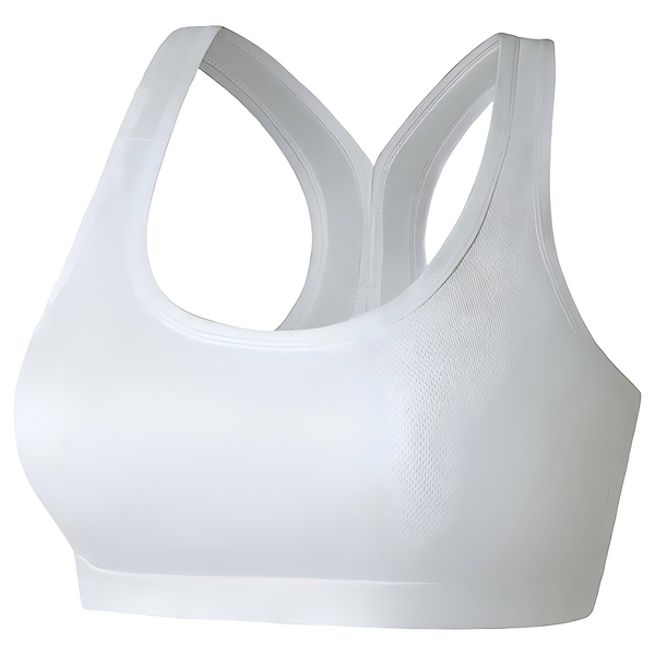 Women's High-Impact Shockproof Sports Bra with Adjustable Back Closure