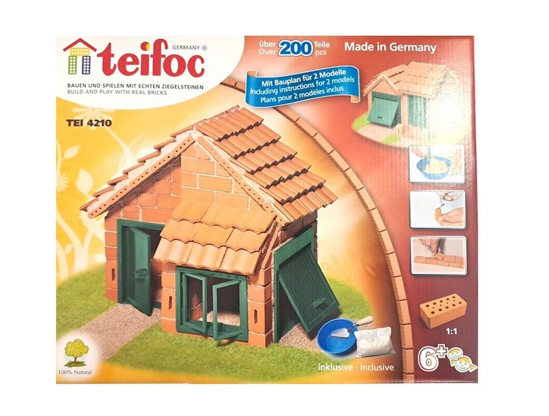 Teifoc Houses with Tiles Approx 200 Parts