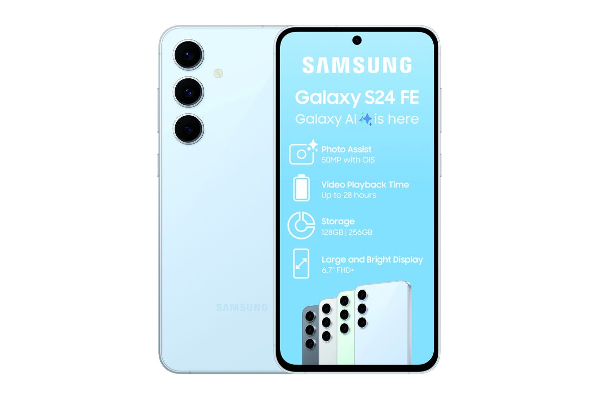 Samsung Galaxy S24 FE　アイシーブルー Galaxy S24 FE | Blue | 128 GB | Samsung DE スマートフォン本体