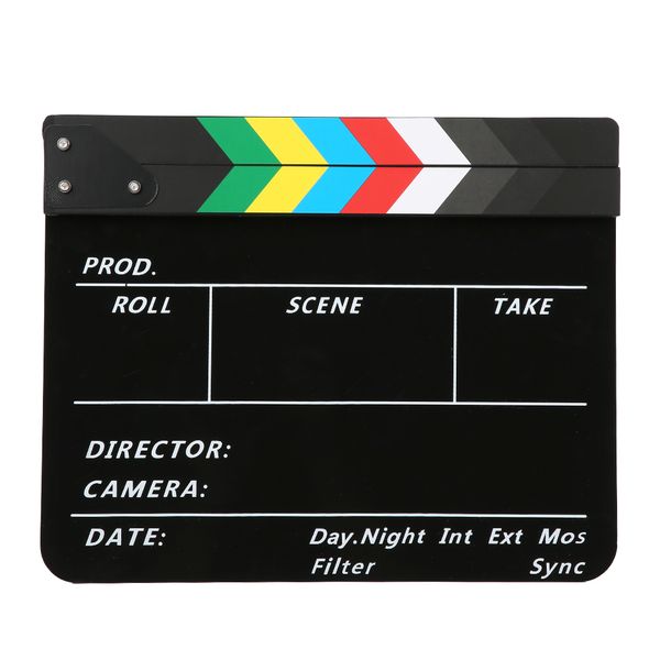 30x25cm Acrylic Film Clapperboard