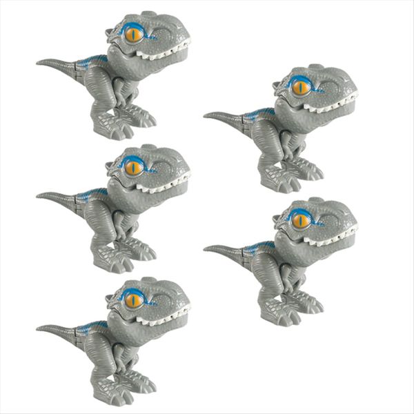 Children's Dinosaur Egg Finger Biting Toys Boy Funs Toys Gray