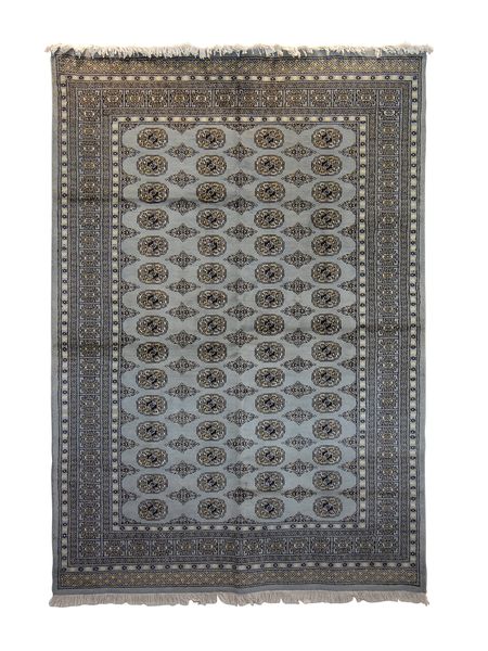Exclusive Home Decor-Handmade Grey Bukhara Persian Rug/Carpet - 270 x 190cm