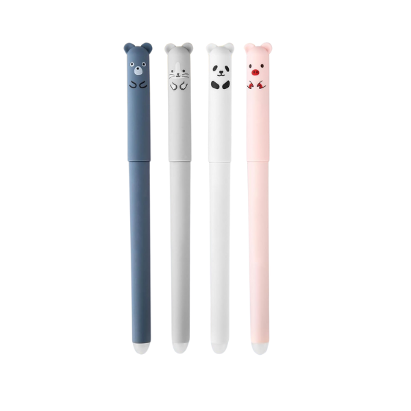 Erasable Black Pen Set of 4