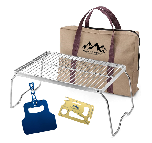 CampsBerg - Midi Minimalist Compact Floor Braai Set