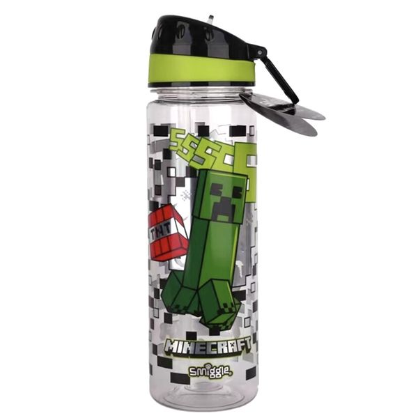 Minecraft Smiggle Water Bottle 650ml