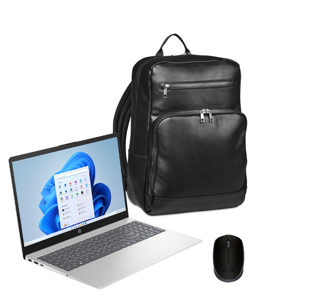 HP 250 Intel N100 8GB + Claska Laptop Bag + Logitech Mouse Bundle