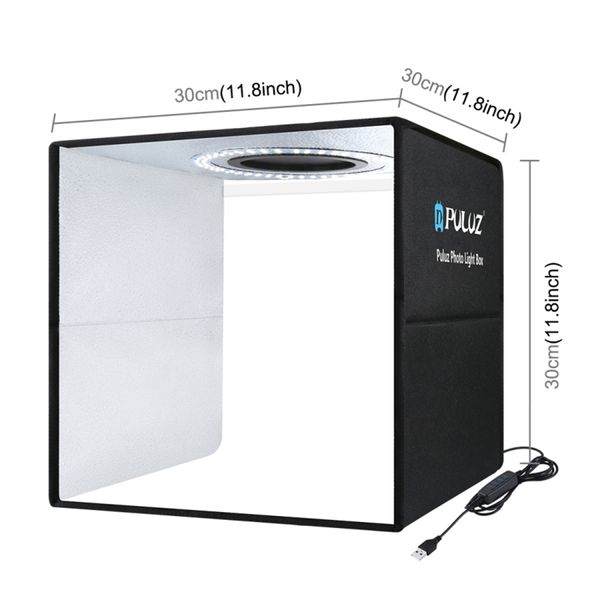 PULUZ Lightbox with 6 Backdrops 80 Pieces LEDs Foldable Photography