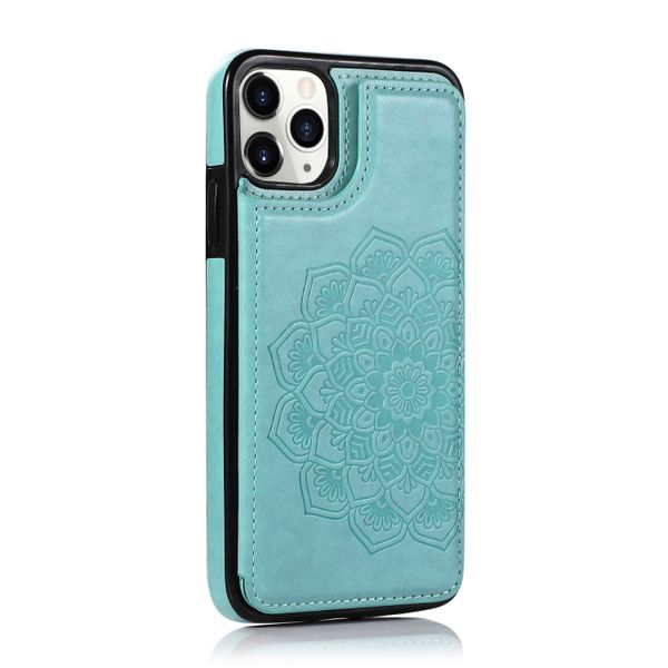 Embossed Double Buckle Phone Case Compatible with Samsung Galaxy S20 Ultra