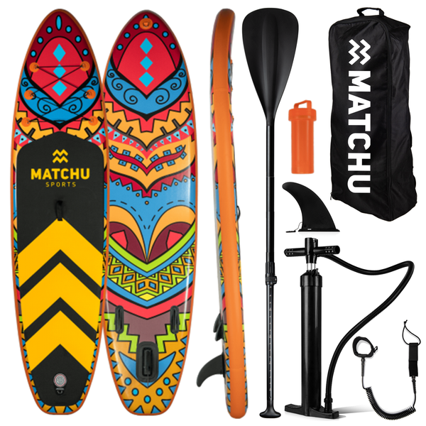 MATCHU SUP DELUXE 10'6" Inflatable Stand-Up Paddle board Set 320x81x15cm