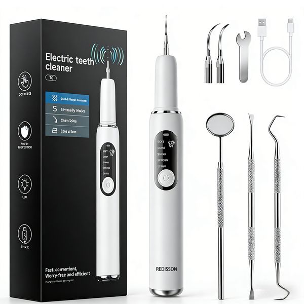 REDISSON Tooth and Tartar Cleaner Oral Care Kit with 7 Accessories