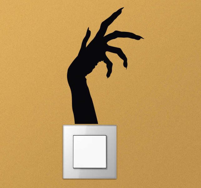 Imaging Architects Zombie hand light switch Decal