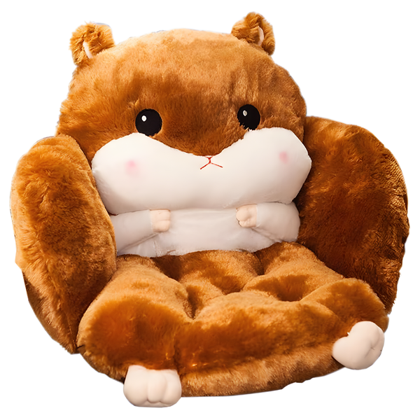 Back Cushion Plush Lumbar Relief Seat Pad Butt Chair Support Mat Sofa