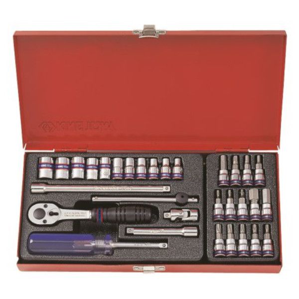 Socket Set with Bits - 1/4" x 4mm-13mm - 31 Piece