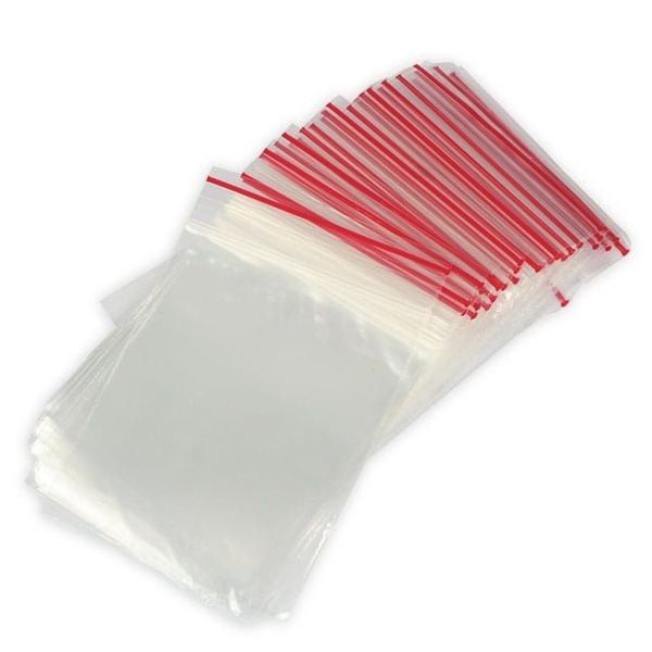 SourceDirect - Zipper Bags (Very Small) - 4cm x 4cm - (Pack of 100)
