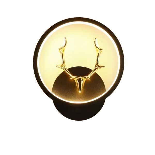 Ewube Indoor Luxury Modern Style Round Shape LED Wall Lamp